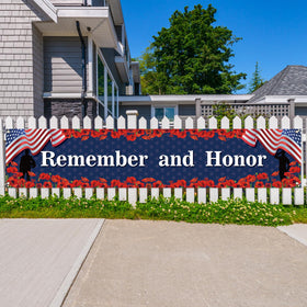 Rvsticty Memorial Day banner interior wall decor, versatile for any space.