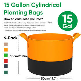 RVZHI upgraded two-color grow bags with heat-absorbing underparts for healthier growth.