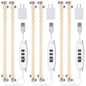 RWNTAO LED grow light strip full-spectrum setup for indoor plant health
