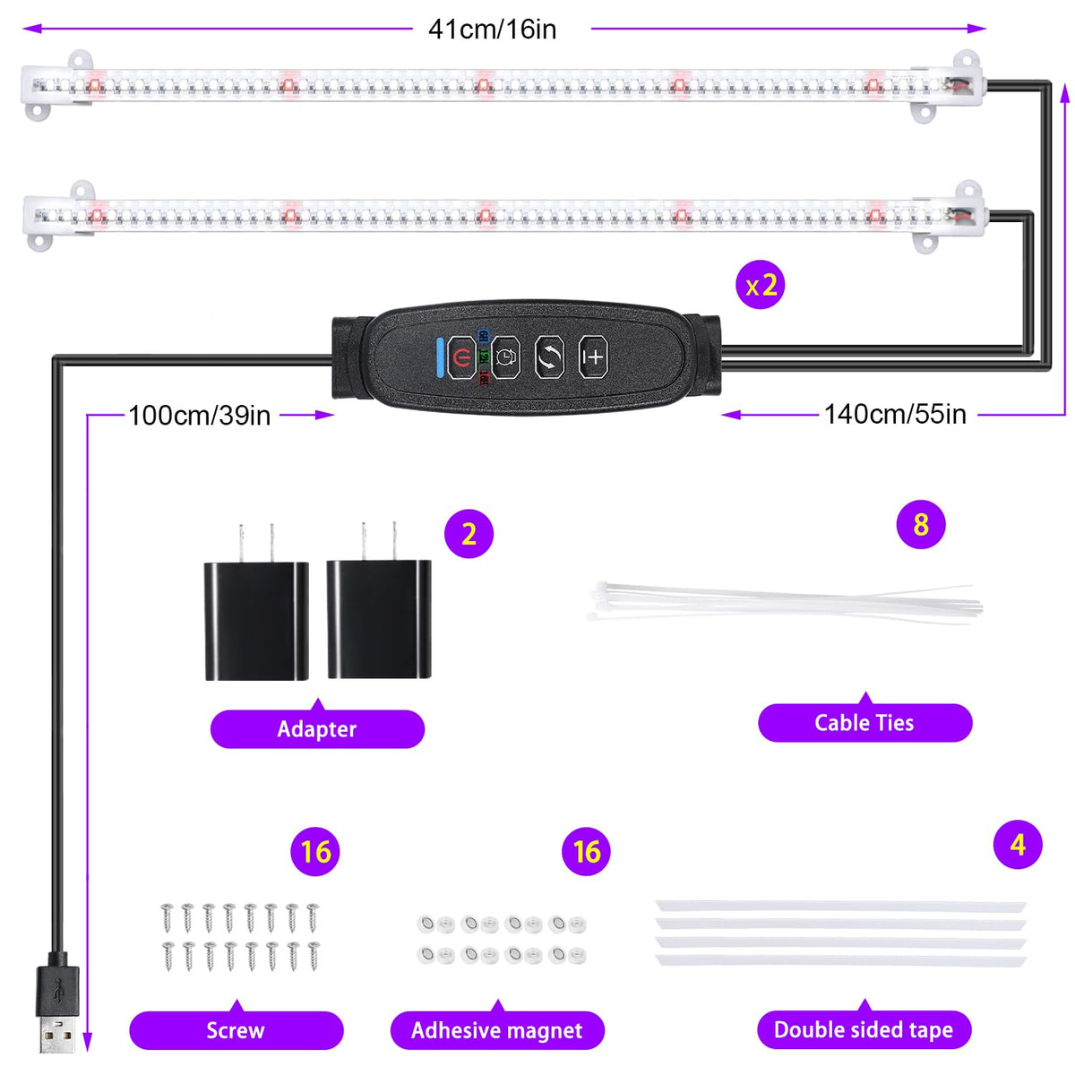 RWNTAO compatible with flowers, vegetables, fruits, and succulents
