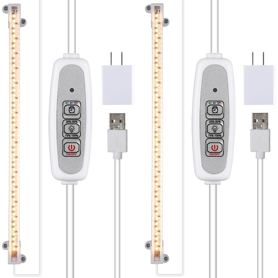 RWNTAO one-strip growing lamp pack front view for indoor plant growth