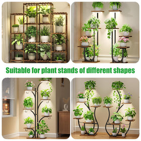RWNTao pack of 2 grow light strips in use