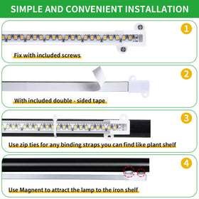 RWNTAO brightness control closeup, 10 dimmable levels for different growth stages