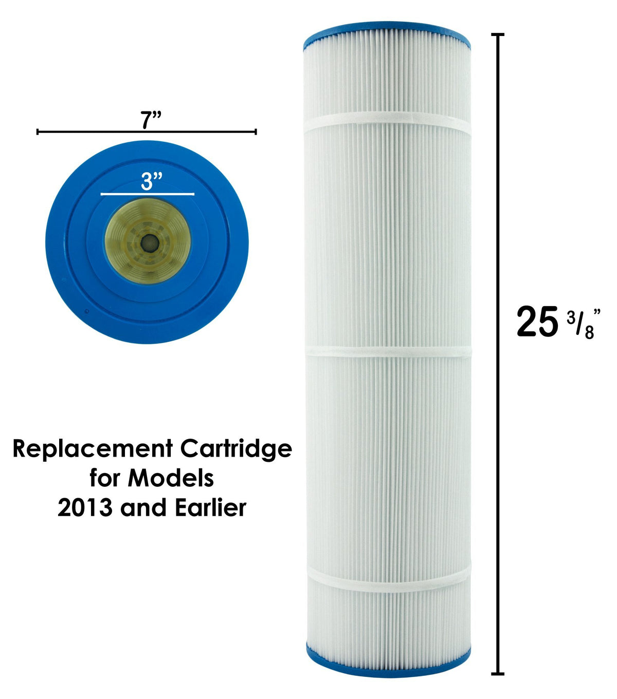 Rx Clear HydroPro PRC120 debris-collection cartridge keeps pool water clear