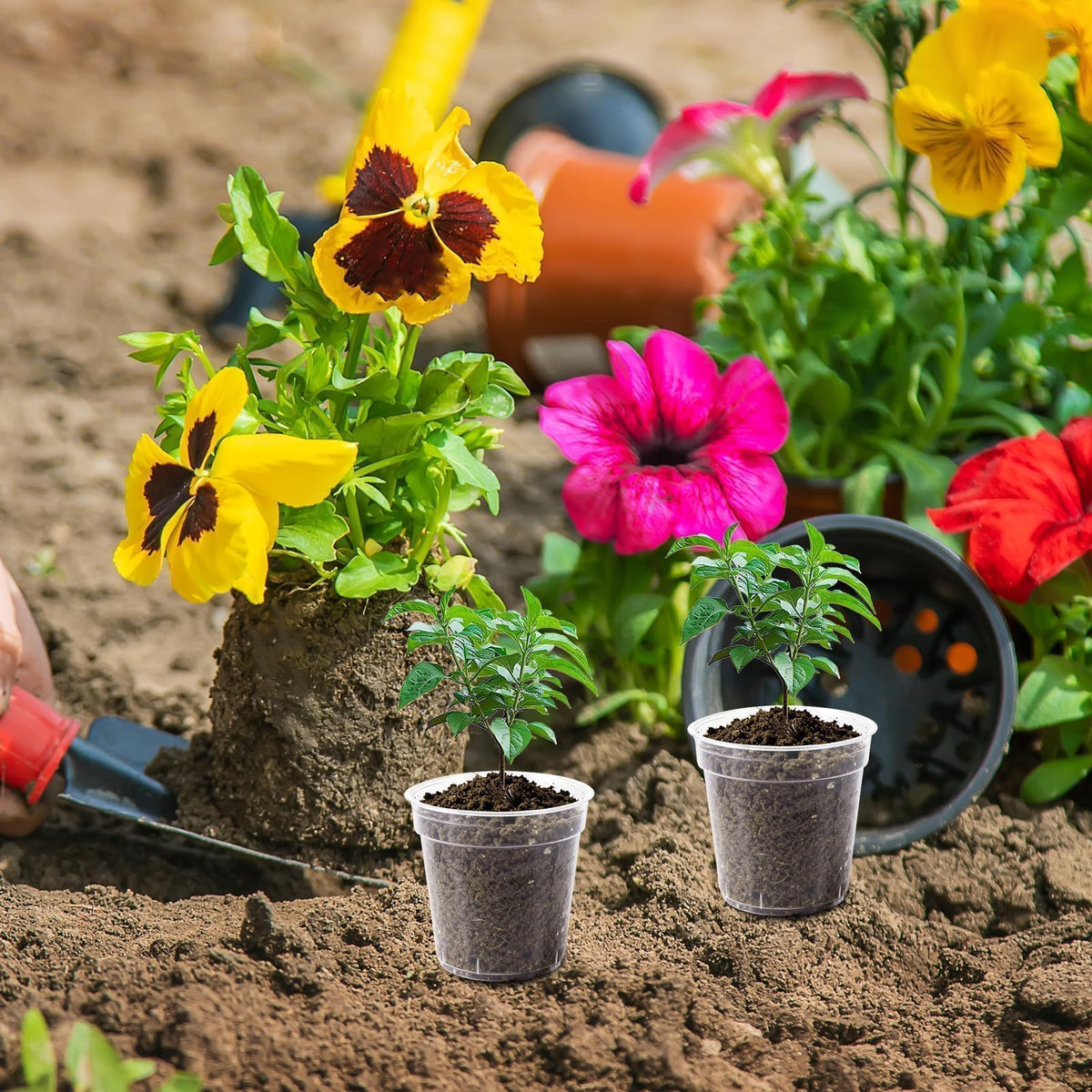 RXLWYUNLAE pots suitable for vegetables and seedlings in balconies or patios