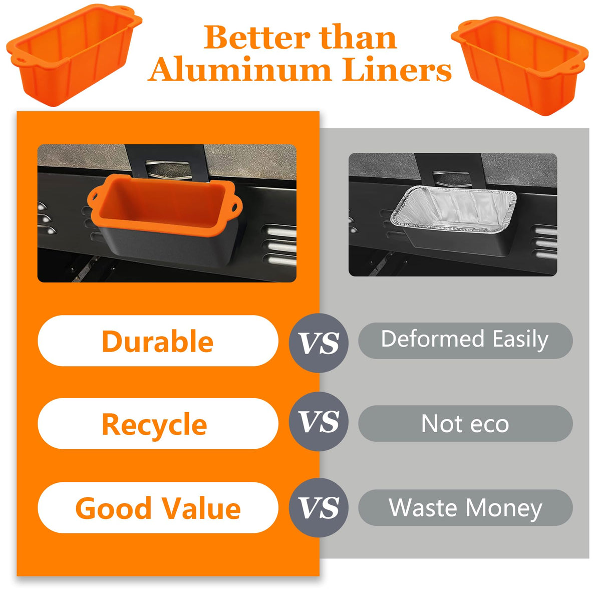 RXSIAT premium silicone material shown on grill accessory
