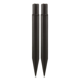 RyanDesign 8.25-inch ABS ground spike in black for secure solar lights.