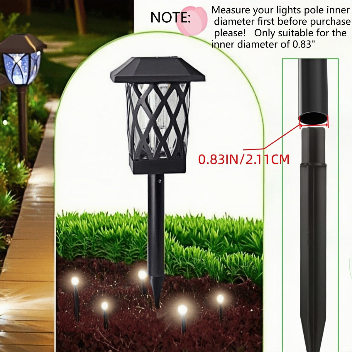 RyanDesign UV-resistant ABS spike withstands sun and rain.
