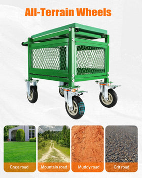 Ryansunoro garden seat heavy-duty metal frame supports up to 500 lbs