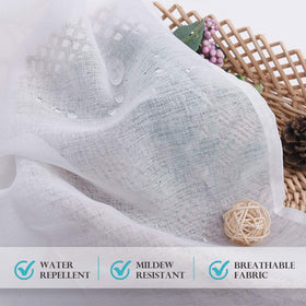 RYB HOME packaged two curtains for outdoor use ready to install