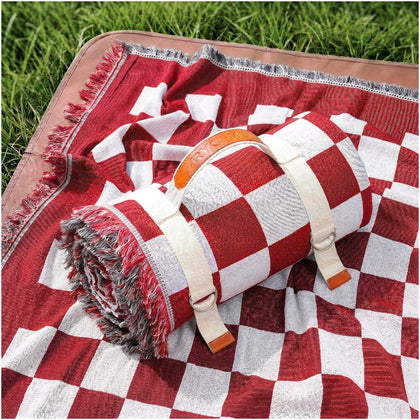 RYCHIC 2 in 1 blanket folded compact for travel and storage