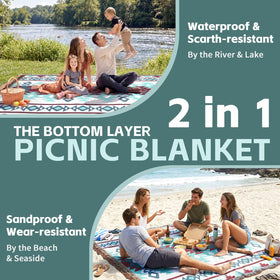 RYCHIC soft woven top provides a comfortable outdoor lounging surface.