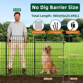 RYDIZA dog-friendly barrier helps create safe outdoor play zones
