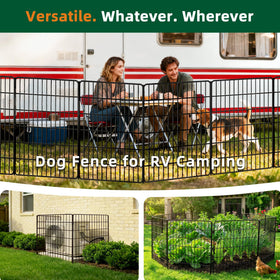 RYDIZA packaging includes panels stakes and a gate lock for convenience
