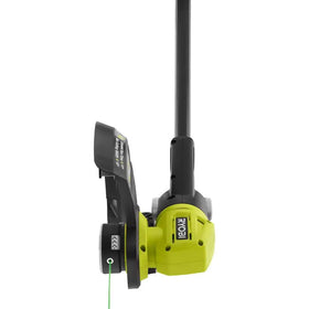 RYOBI ONEAND 18V trimmer side profile shows lightweight handling.