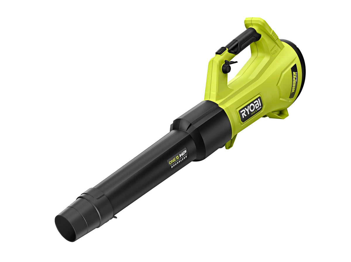 SPEED TIP ATTACHMENT CLOSE-UP: increases air speed for heavier debris on RYOBI ONE+ HP Whisper blower