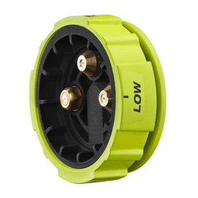 RYOBI ONE+ medium-pattern spray covers mid-range areas evenly.