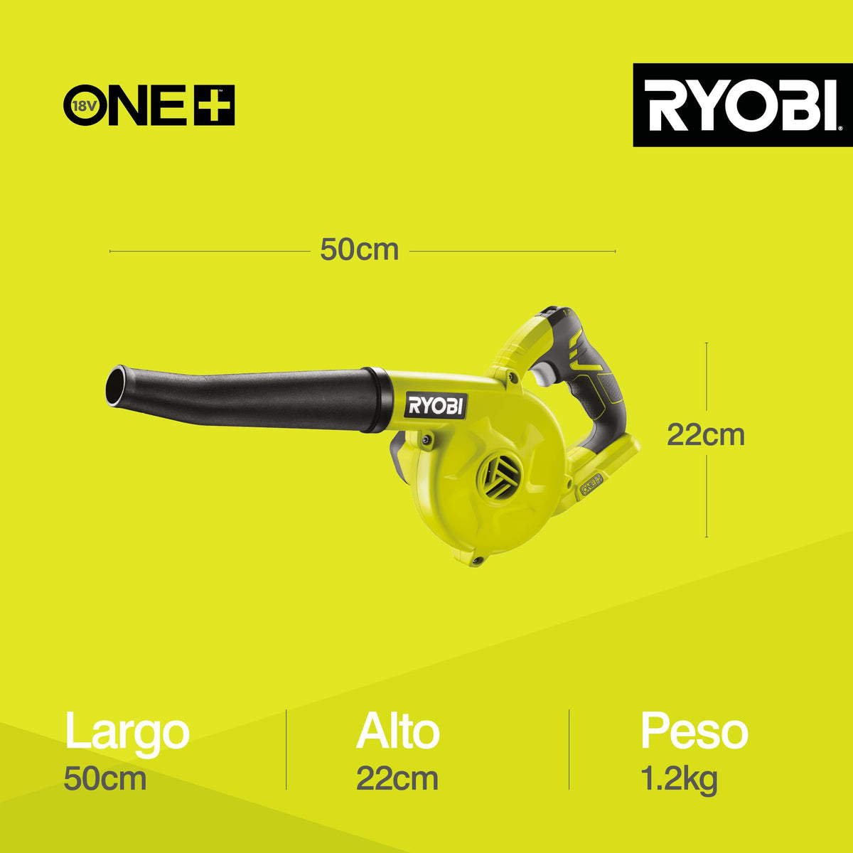 RYOBI R18TB-0 three-speed trigger enabling precise airflow control