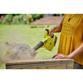 RYOBI R18TB-0 rubber hose protecting surfaces during cleaning