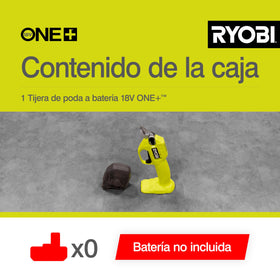 Ergonomic trigger on RY18SCA-0 reduces fatigue during pruning tasks.