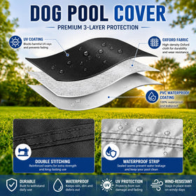 Rypet 39.5-inch cover prevents leaves and grime from collecting.