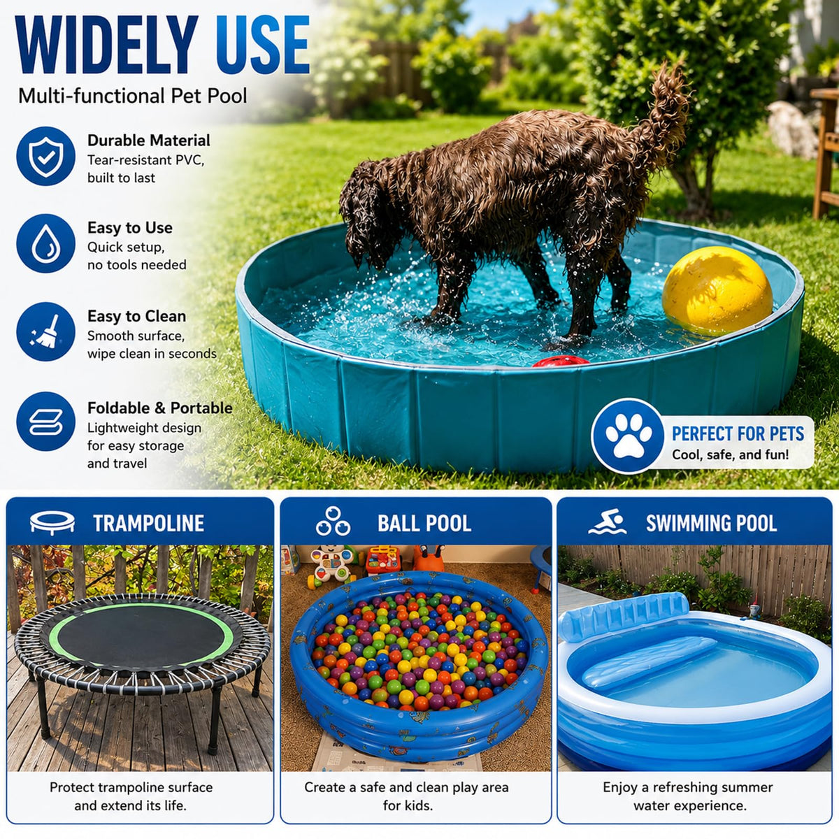 Rypet black coating helps warm water on sunny days