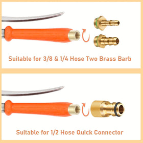 Ryscam ergonomic spray wand grip supports comfortable extended spraying.
