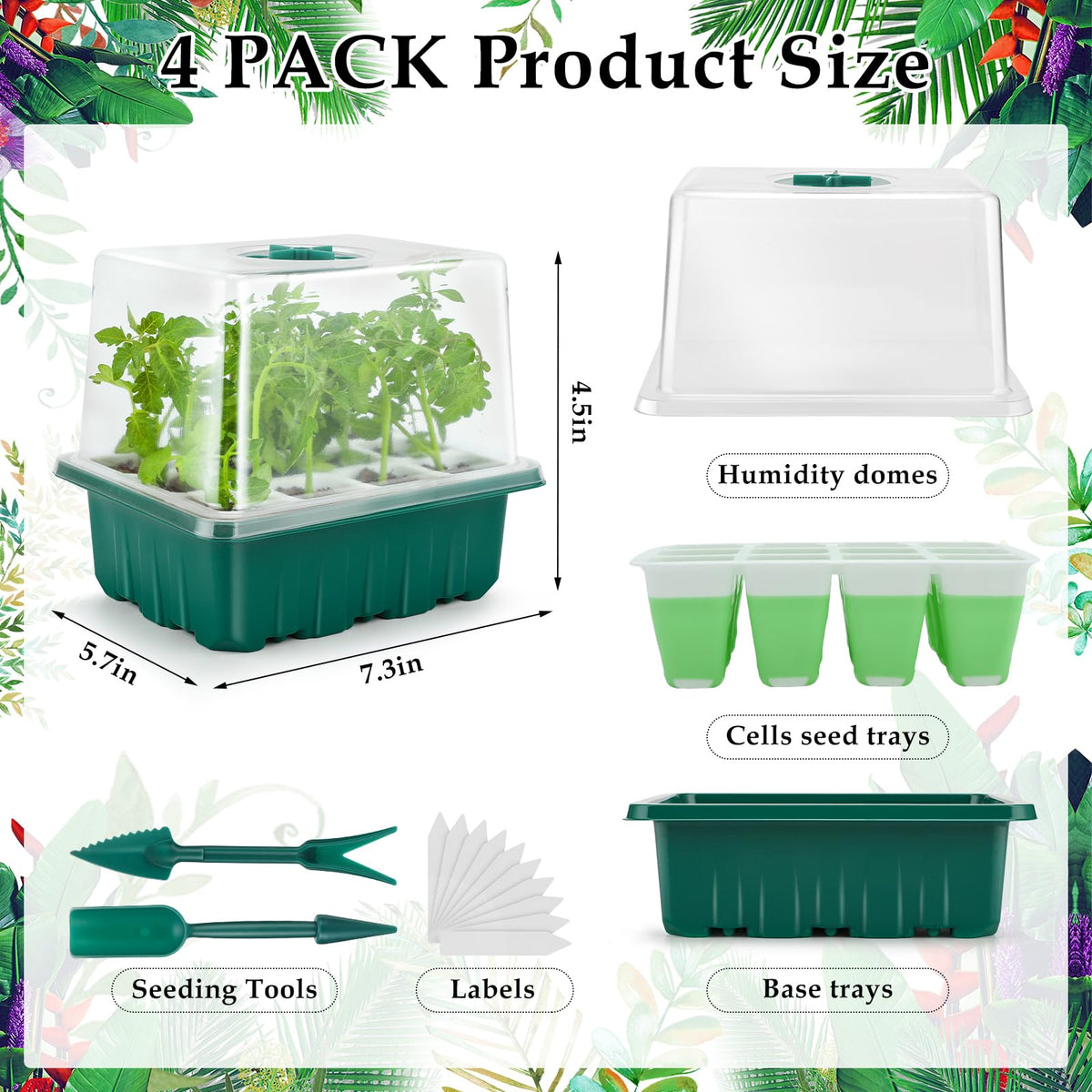 Ryscam kit includes labels and planting tools for easy seedling care.