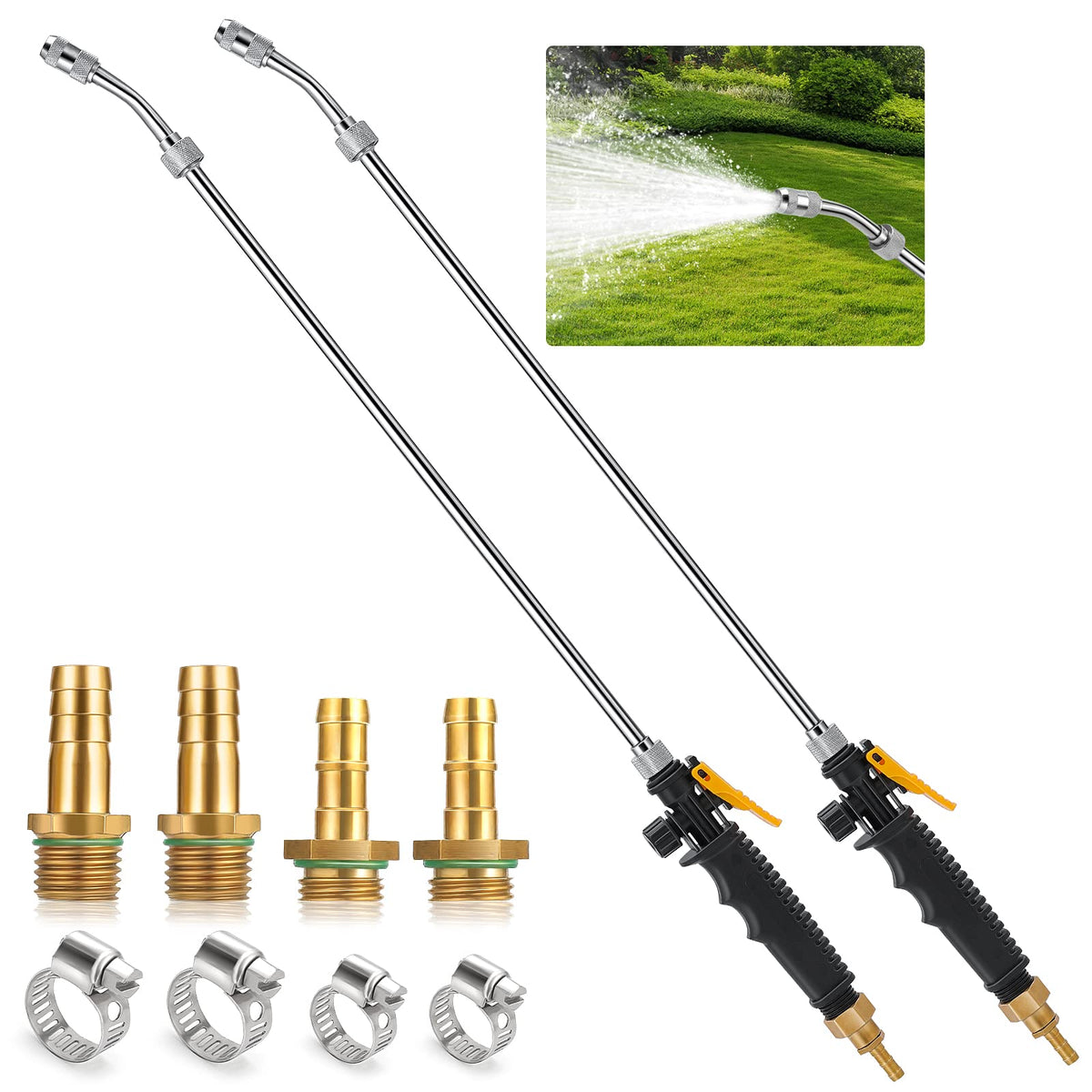 Ryscam 29-inch sprayer wand side view for durable garden spraying