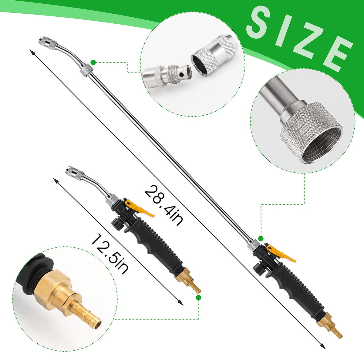 Ryscam included hose clamps for quick installation