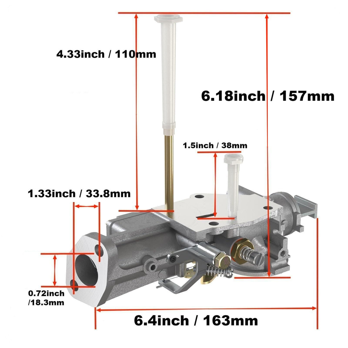 RYTIME carburetor shows Briggs & Stratton 299437/297599 compatibility across engine models