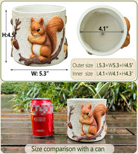 RZOIKZOI indoor outdoor plant pot displayed on desk or windowsill.