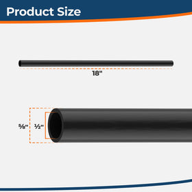 RZWWBAKING black plastic tube compatible with Rainbow 320 feeder