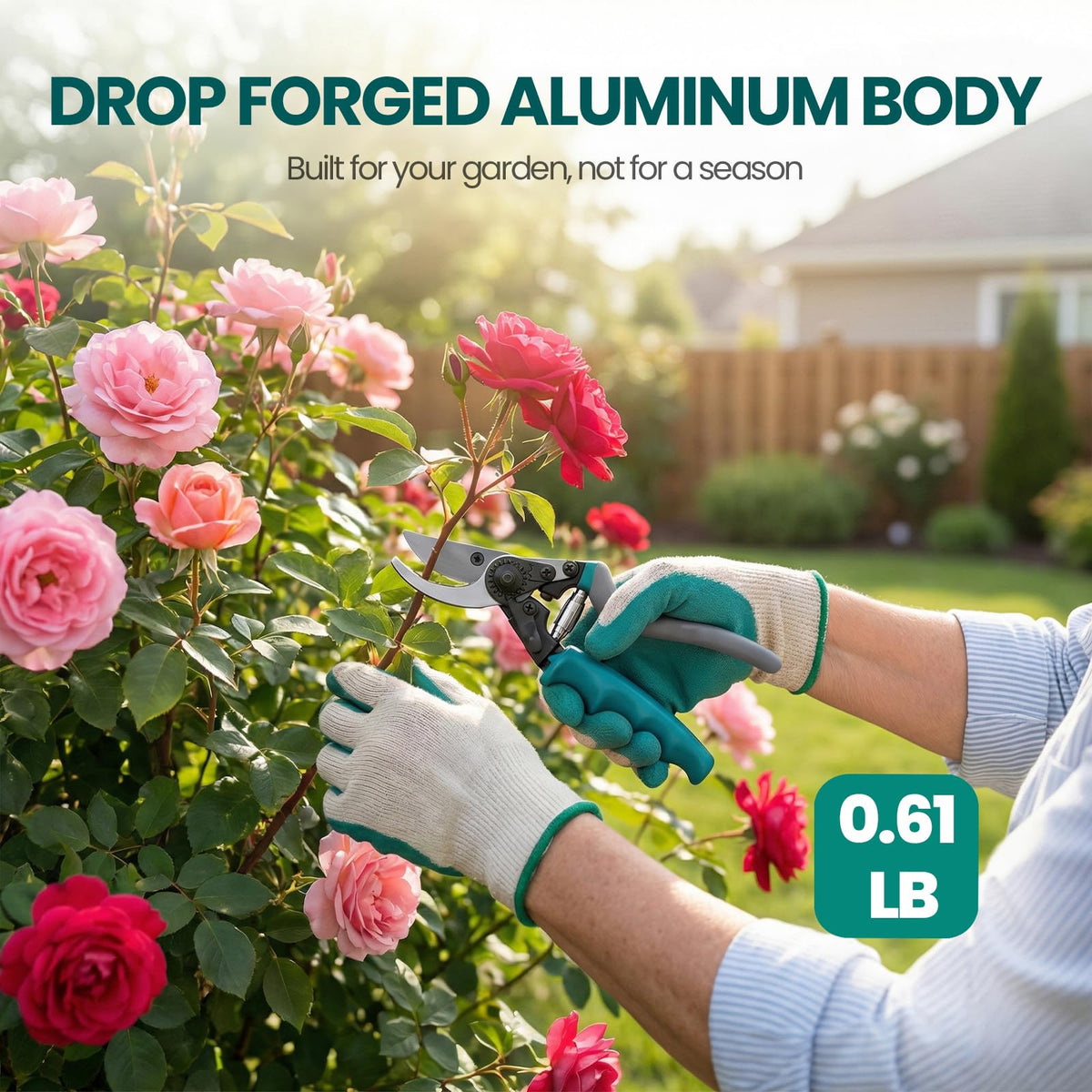 S2U Ergonomic design supports comfortable gardening for seniors and limited grip