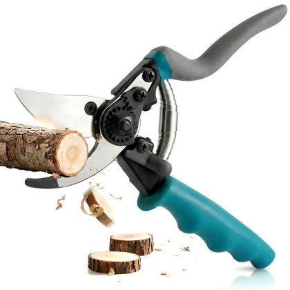 S2U Pruning Shears with kinetic swivel handle for smoother cuts and reduced wrist strain