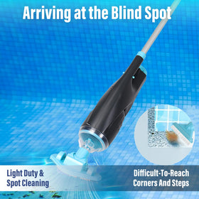 S7 lightweight handheld unit under 3 lb for easy cleaning.