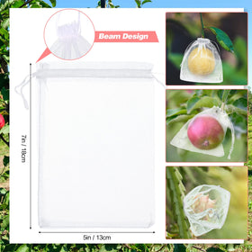 Sabary fruit protection bags with mesh netting for pest-free ripening