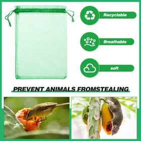 Sabary organza garden bags are lightweight and breathable for delicate plants.