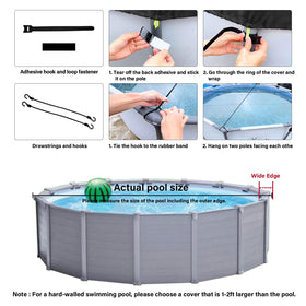 Safana easy-installation pool cover demonstrates quick, secure setup