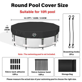 Safana pool cover with reflective strip improves visibility and safety