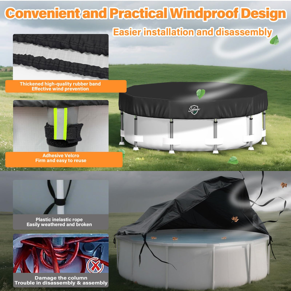 Safana UV-resistant coating protects pool components from sun