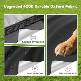 Safana silver-coated back UV protection detail illustrating heat retention