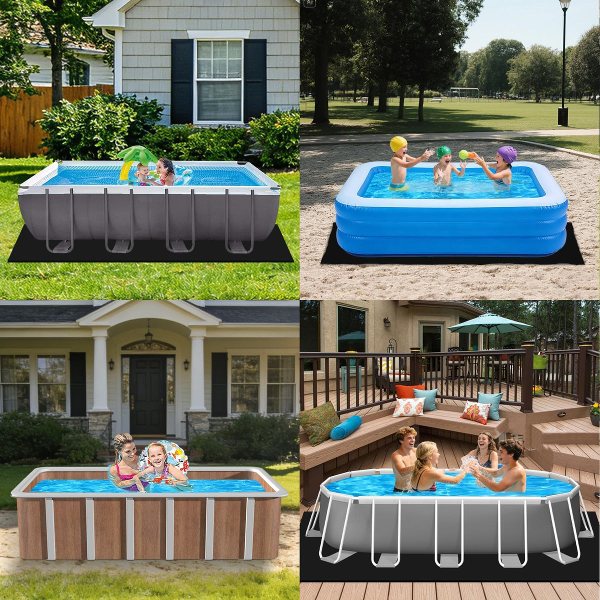 Safana upgrade pad multi-surface use on lawn, concrete, or camping setups