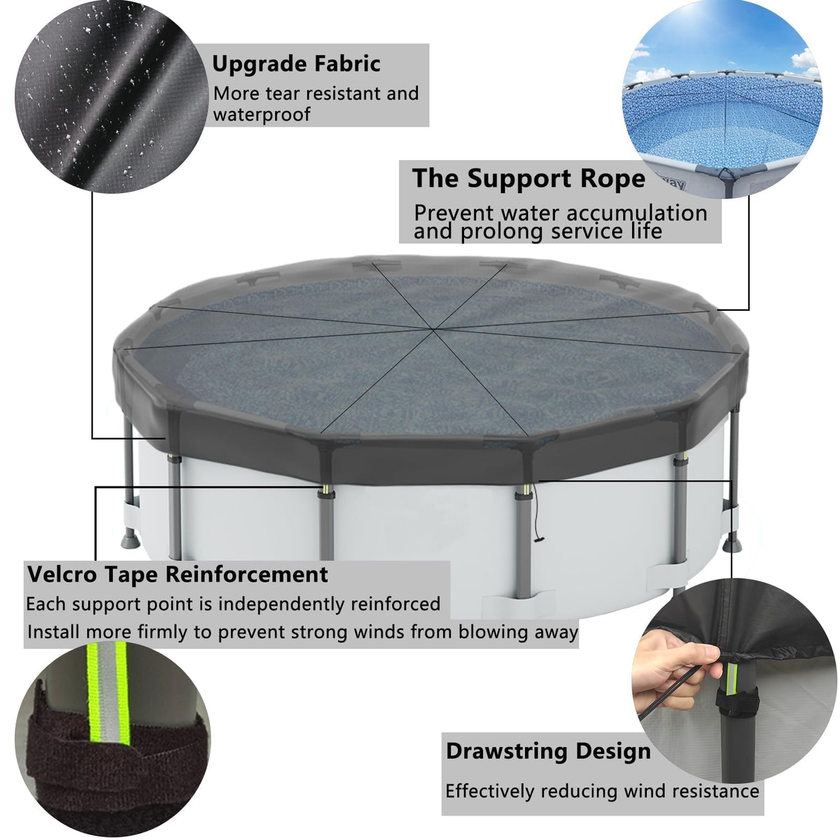 Safana wind and water resistant fabric demonstrates protection against harsh weather.