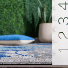 Safavieh Cabana floral motif rug for sunroom or mudroom with easy cleanup.