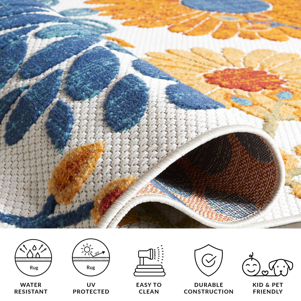 SAFAVIEH Cabana outdoor rug on mudroom entryway with durable fibers