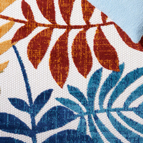 Safavieh Cabana rug with cream and red tones, kid- and pet-friendly living room option.
