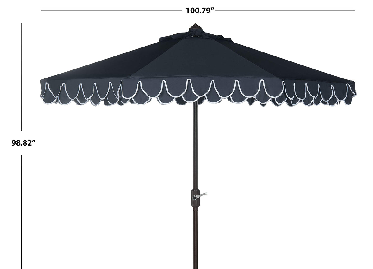 Safavieh aluminum pole brown provides sturdy, rust-resistant support