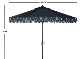Safavieh aluminum pole brown provides sturdy, rust-resistant support