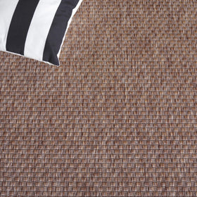 Safavieh Courtyard washable rug natural-black, kid and pet-friendly for busy families.